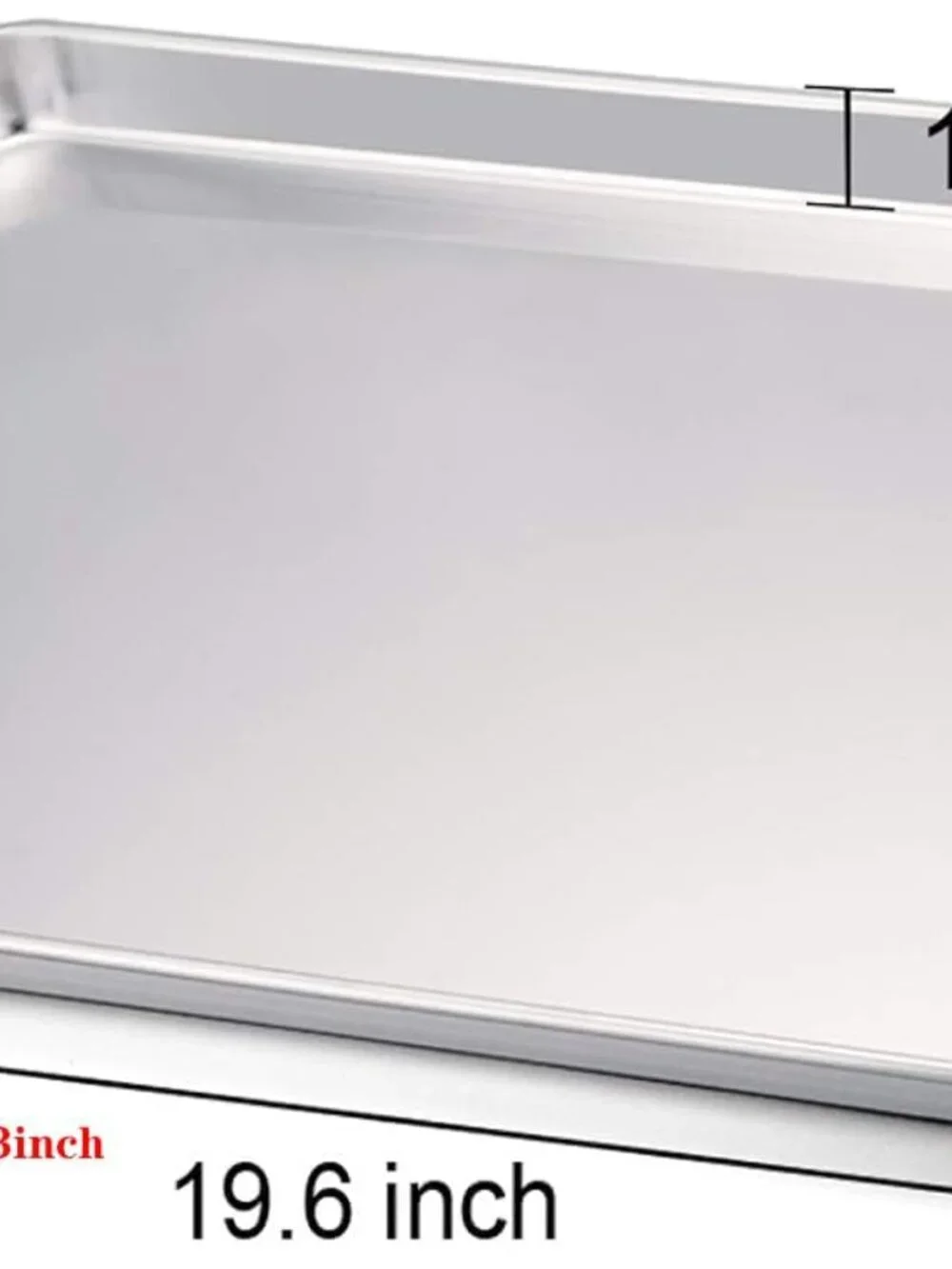 TeamFar Baking Sheet, 20’’×14’’×1’’, Cookie Sheet Half Sheet Baking Pans